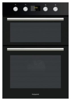 Hotpoint DD2 844 C BL Built-In Double Oven - Black.